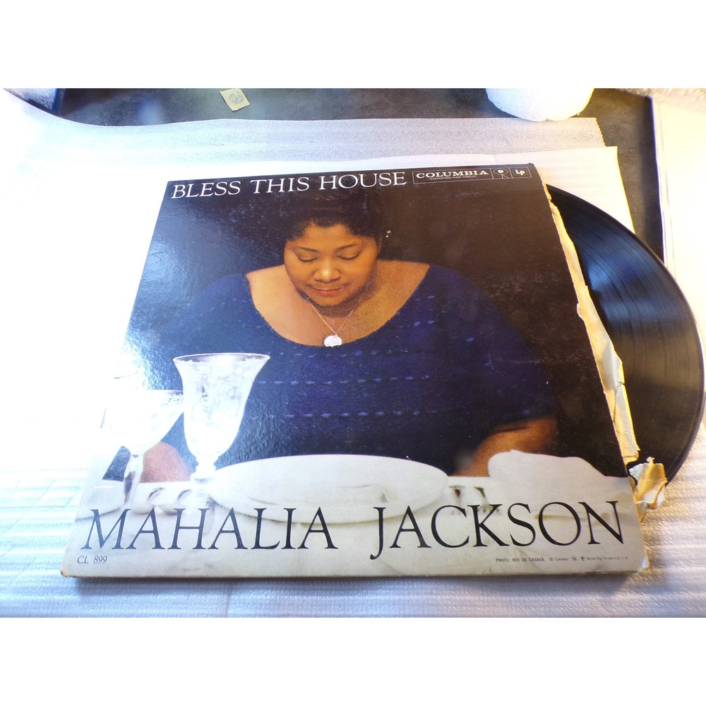 Mahalia Jackson Bless This House Vinyl LP Columbia CL 899 Mono Gospel 1956